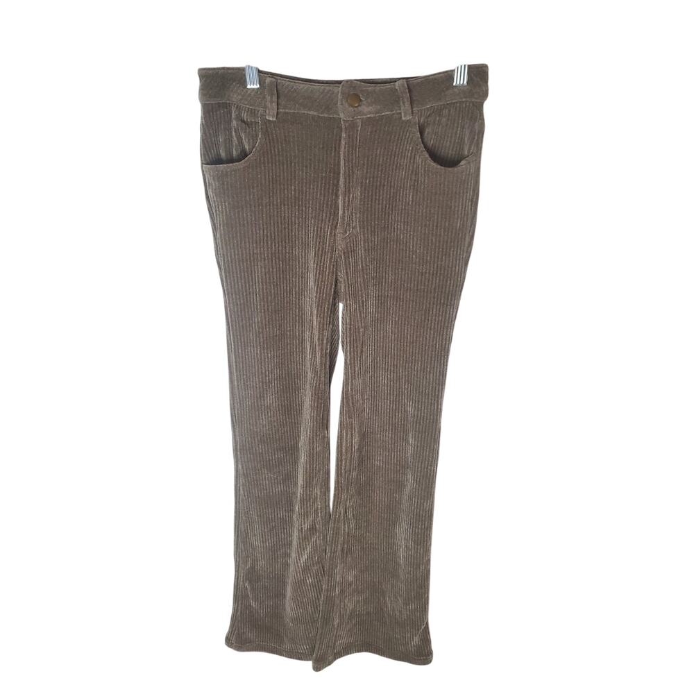 Industry Gray Flare Corduroy Pants, Size 6